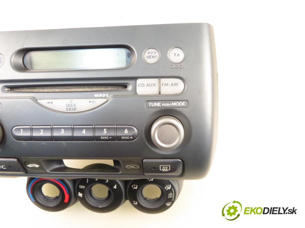 HONDA JAZZ II (GD_, GE3, GE2) HB 2002 61,00 1.3 (GD1) - L13A1 1339,00 RADIO 39100SAAG112