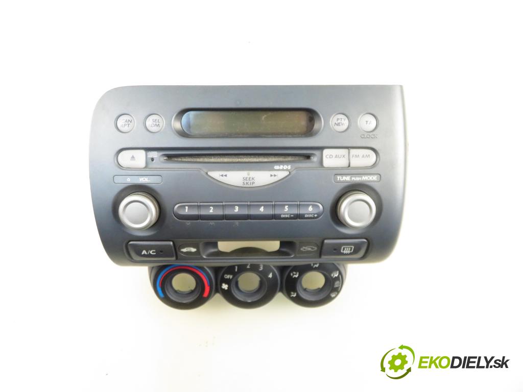 HONDA JAZZ II (GD_, GE3, GE2) HB 2002 61,00 1.3 (GD1) - L13A1 1339,00 RADIO 39100SAAG112