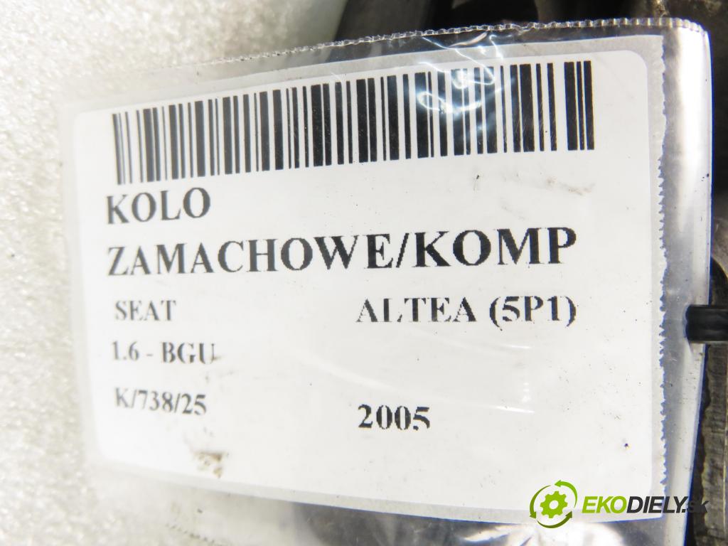 SEAT ALTEA (5P1) HB 2005 75,00 1.6 102 1595,00 Koleso zotrvačník 122011510 ; 322014711 ; 068105271F