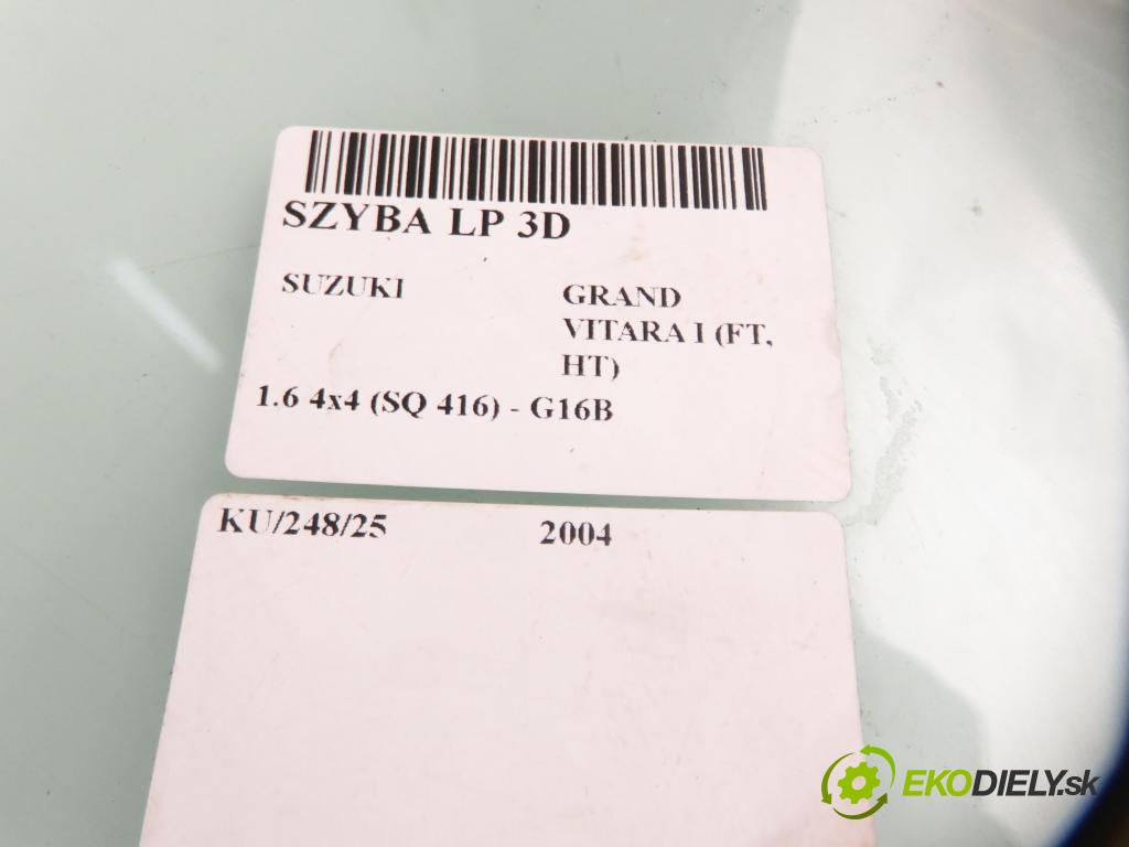 SUZUKI GRAND VITARA I (FT, HT) TERENOWY 2004 0,00 1.6 4x4 (SQ 416) - G16B 1590,00 Okno LP 3D
