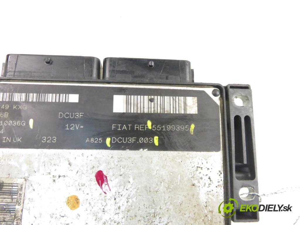 FIAT DOBLO Cargo (223_) FURGON 2005 46,00 1.9 D 63 1910,00 Riadiaca jednotka Motor 55199395 ; R04010036G ; DCU3F003