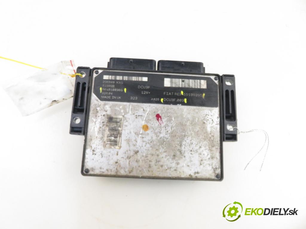 FIAT DOBLO Cargo (223_) FURGON 2005 46,00 1.9 D 63 1910,00 Riadiaca jednotka Motor 55199395 ; R04010036G ; DCU3F003