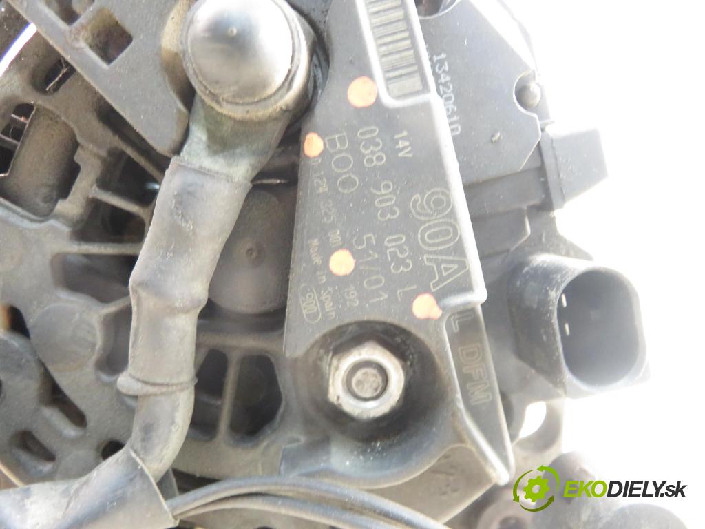 SKODA OCTAVIA I (1U2) LIFTBACK 2003 66,00 1.9 TDI - ALH 1896,00 Alternátor 038903023L ; 0124325001 (Alternátor)