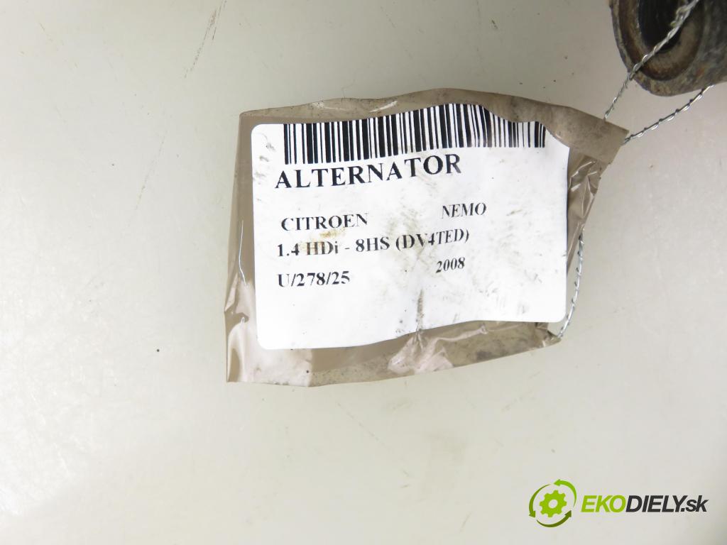 CITROEN NEMO Skrzynia (AA_) FURGON 2008 50,00 1.4 HDi - 8HS (DV4TED) 1398,00 Alternátor 9664057480 (Alternátor)
