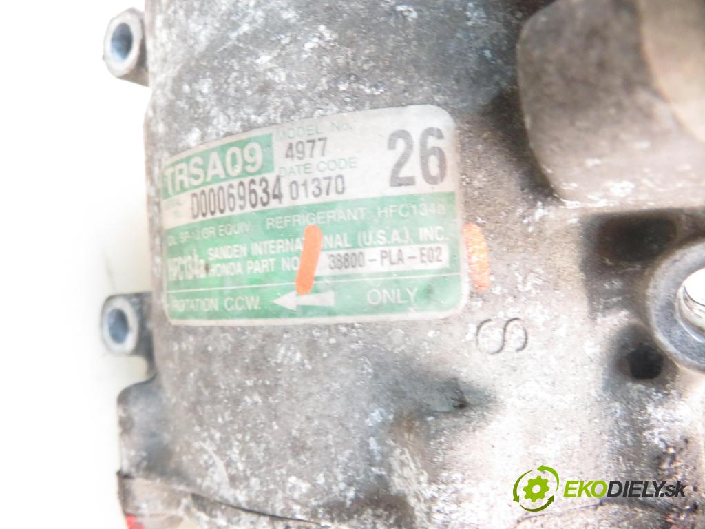 HONDA CIVIC VII Hatchback (EU, EP, EV) HB 2003 81,00 1.6 i - D16V1 1590,00 KOMPRESOR: klimatizace 38800PLAE02 (Kompresory)