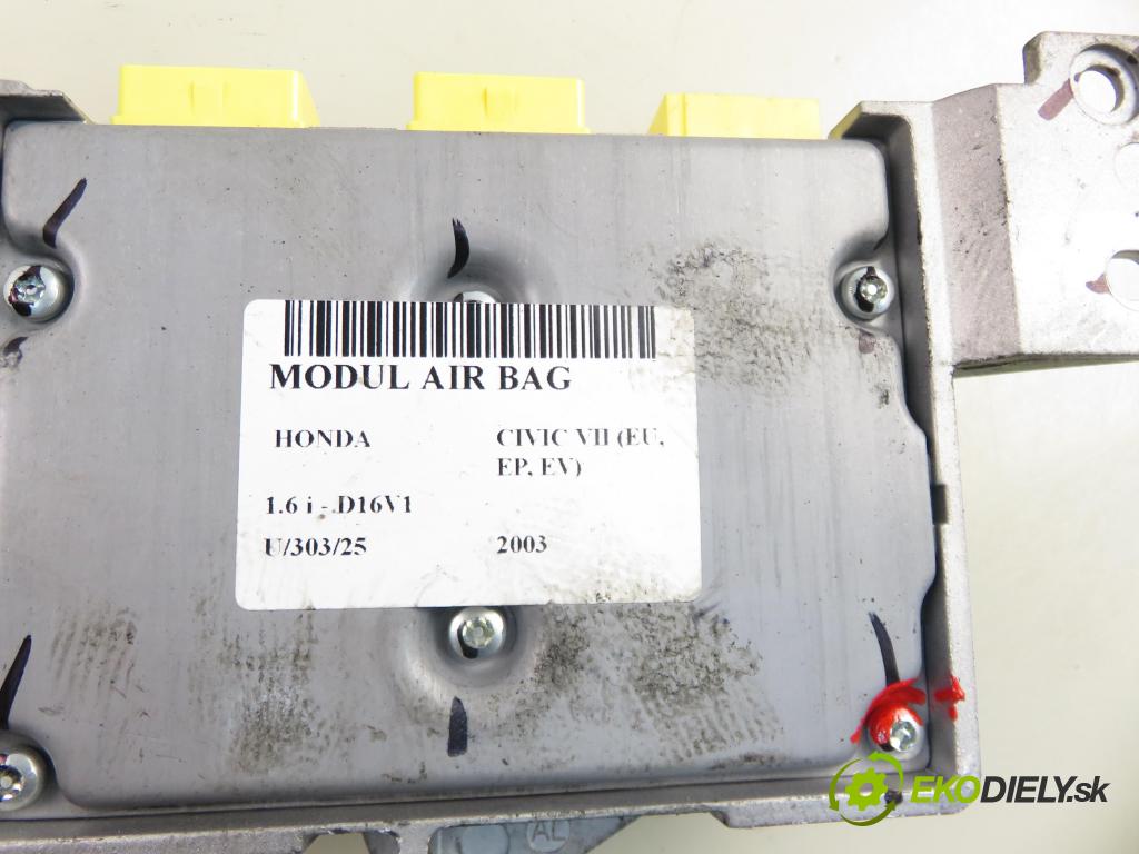 HONDA CIVIC VII Hatchback (EU, EP, EV) HB 2003 81,00 1.6 i - D16V1 1590,00 MODUL air BAG 77960S6AG940M2 ; 5WK43197