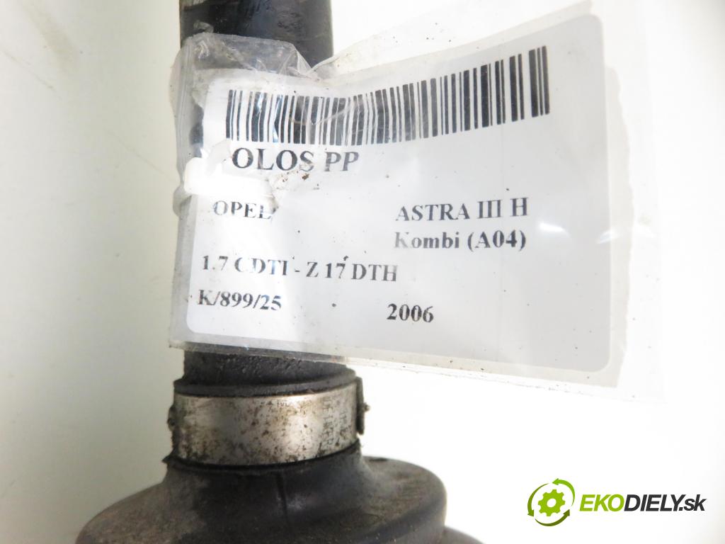 OPEL ASTRA H Kombi (A04) KOMBI 2006 74,00 1.7 CDTI - Z 17 DTH 1686,00 Poloos PP