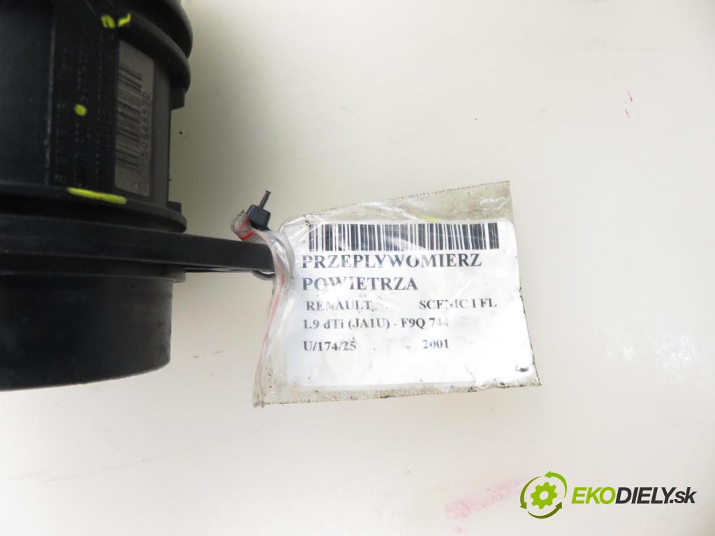 RENAULT SCENIC I (JA0/1_) MINIVAN 2001 59,00 1.9 dTi 80 - F9Q 744 1870,00 váha vzduchu vzduchu 5WK9620 ; 7700104426 ; 7700109612