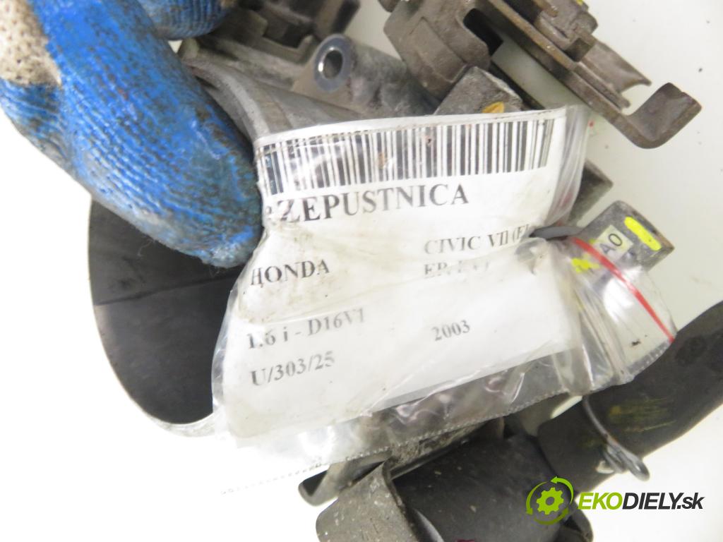 HONDA CIVIC VII Hatchback (EU, EP, EV) HB 2003 81,00 1.6 i - D16V1 1590,00 Škrtiaca klapka 76A0 ; 1362002262 (Škrtiaca klapka)