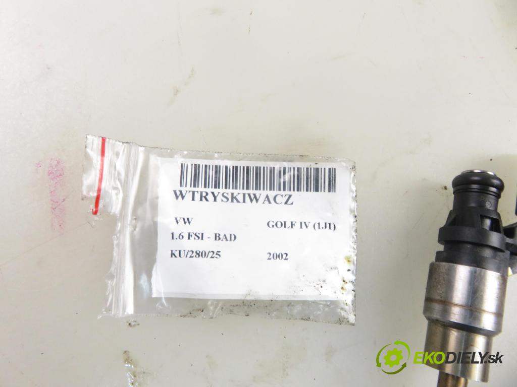 VW GOLF IV (1J1) HB 2002 81,00 1.6 FSI - BAD 1598,00 vstrekovač 036906036 ; 0261500005 (Vstrekovač paliva)
