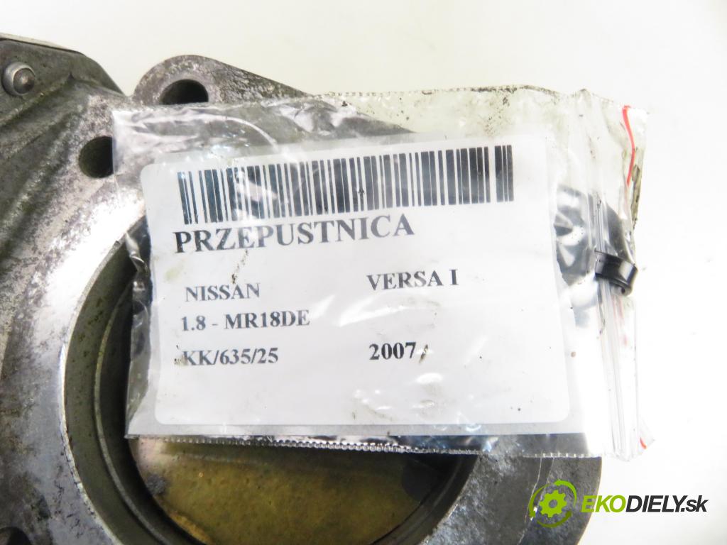NISSAN VERSA I HB 2007 93,00 1.8 - MR18DE 1798,00 škrtíci klapka ETA6002B (Škrticí klapky)