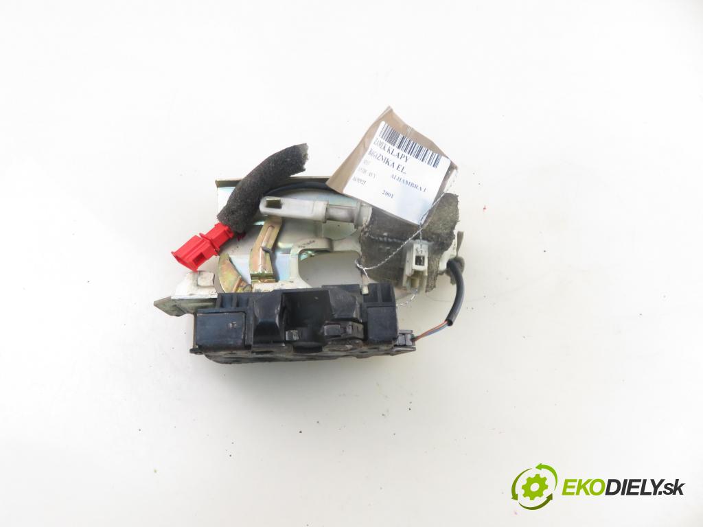 SEAT ALHAMBRA (7V8, 7V9) MINIVAN 2001 85,00 1.9 TDI PD 115 - AUY 1896,00 zámok dveří kufr EL. 7M2827501B ; 95VW431C50DC