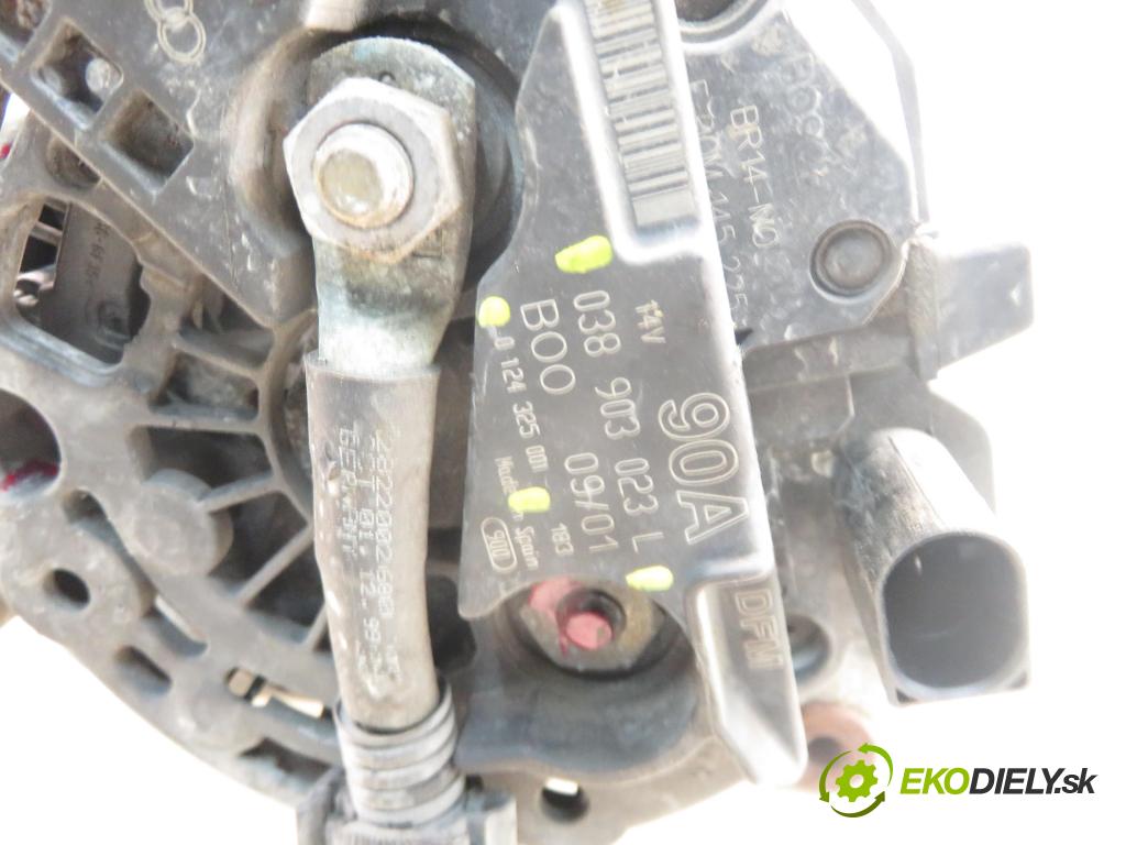 SEAT ALHAMBRA (7V8, 7V9) MINIVAN 2001 85,00 1.9 TDI PD 115 - AUY 1896,00 Alternátor 038903023L ; 0124325001 (Alternátor)