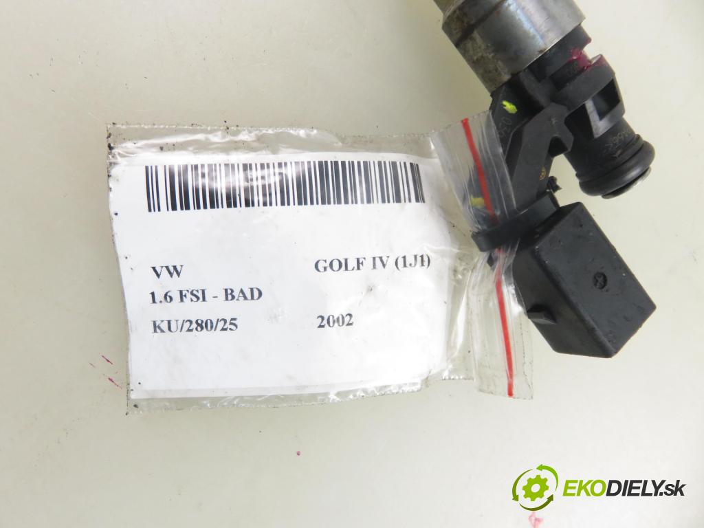 VW GOLF IV (1J1) HB 2002 81,00 1.6 FSI - BAD 1598,00 vstrekovač 036906036 ; 0261500005 (Vstrekovač paliva)
