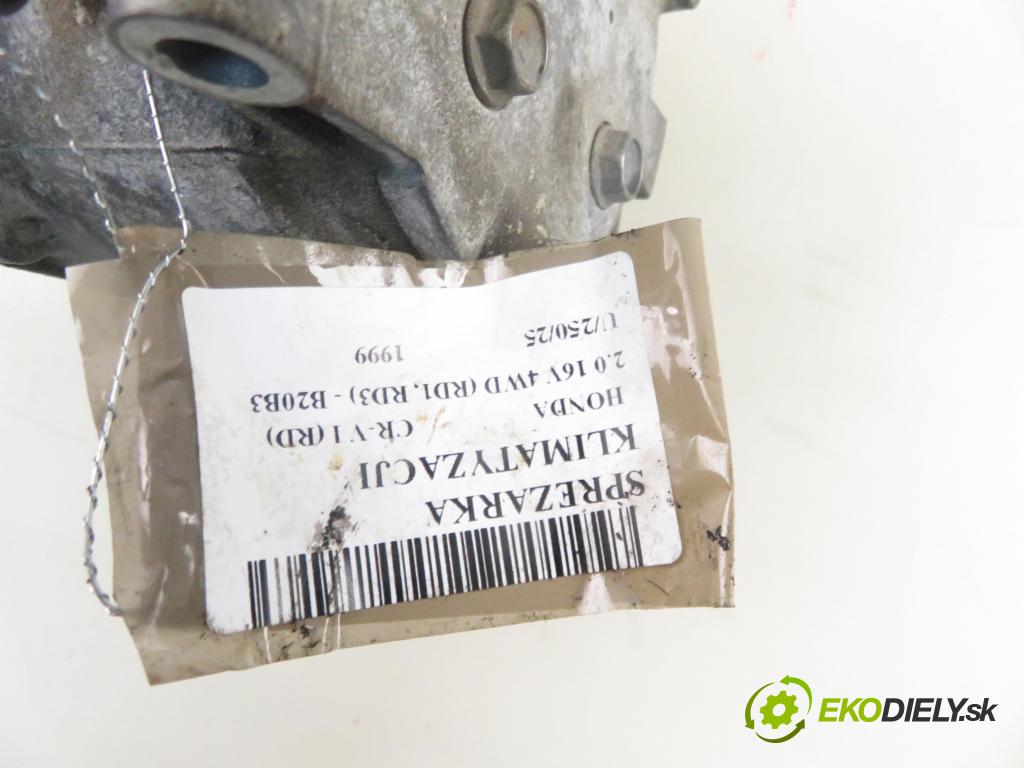 HONDA CR-V I (RD) SUV 1999 94,00 2.0 16V 4WD (RD1, RD3) - B20B3 1972,00 KOMPRESOR: klimatizácie  (Kompresor klimatizácie)