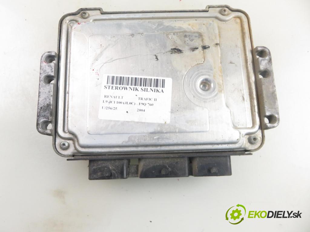 RENAULT TRAFIC II Autobus (JL) BUS 2004 74,00 1.9 dCI 100 (JL0C) - F9Q 760 1870,00 Riadiaca jednotka Motor 0281011529 ; 8200389519