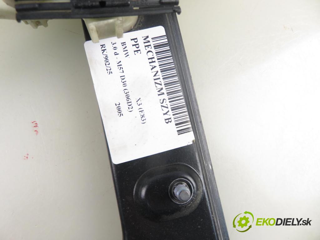 BMW X3 (E83) SUV 2005 150,00 xDrive 3.0 d 204 -  M57 D30 (306D2) 2993,00 mechanismus oken PPE 840311301