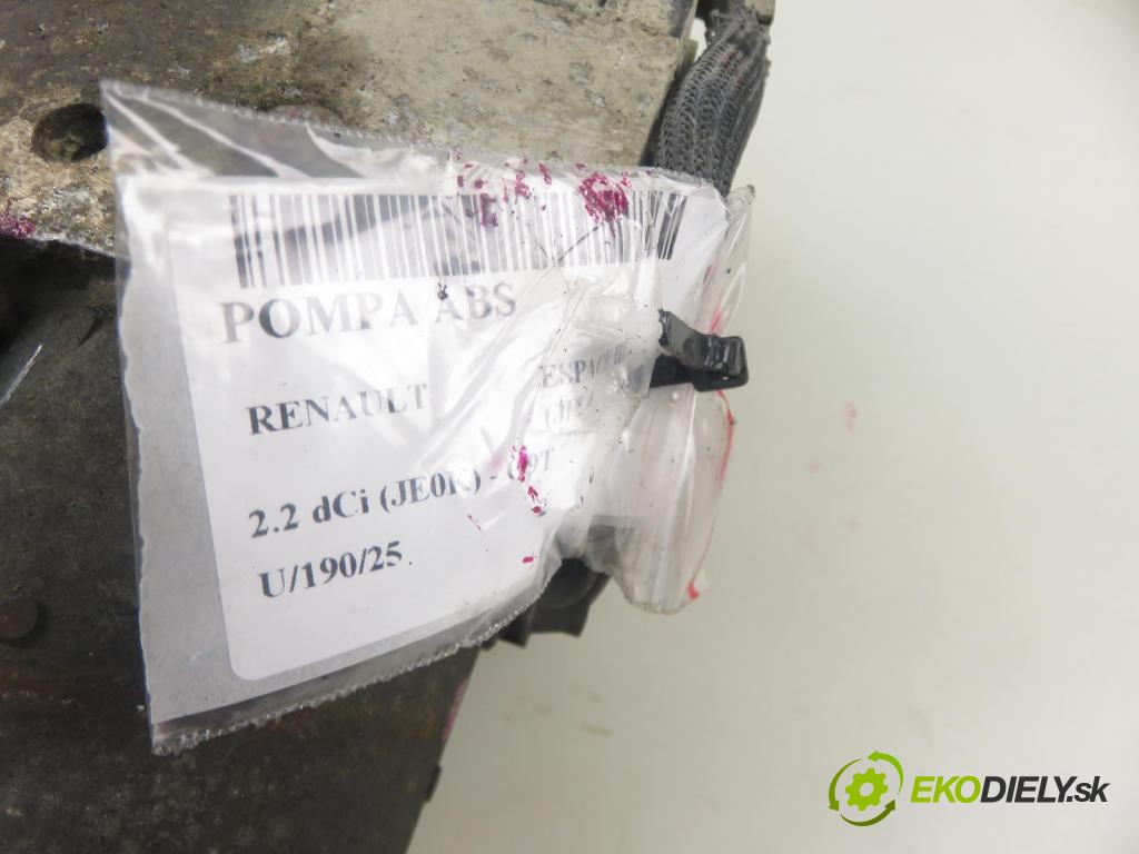 RENAULT ESPACE III (JE0_) MINIVAN 2001 0,00 2.2 dCi (JE0K) - G9T 710 2188,00 pumpa ABS 0273004406 ; 6025314081 ; 0265216726 (Pumpy brzdové)