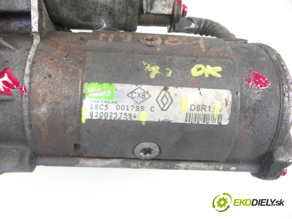 RENAULT ESPACE III (JE0_) MINIVAN 2001 0,00 2.2 dCi (JE0K) - G9T 710 2188,00 Štartér D8R1 ; 8200237594 (Štartér)