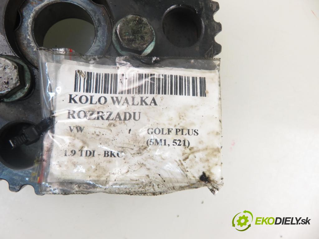 VW GOLF PLUS (5M1, 521) HB 2005 77,00 1.9 TDI PD 105 - BKC 1896,00 Koleso vačky Vačkový hriadeľ: 038109239L ; 038109111E