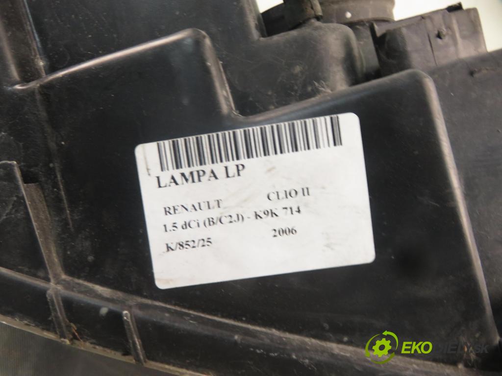 RENAULT CLIO II (BB_, CB_) HB 2006 50,00 1.5 dCi 68 - K9K 714 1461,00 Svetlo LP