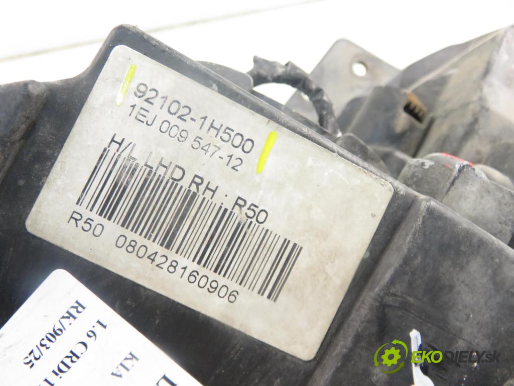 KIA PRO CEE'D (ED) HB 2008 85,00 1.6 CRDi 115 - D4FB 1582,00 Svetlo PP 92102 1H500