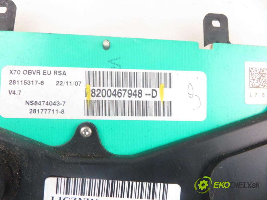 RENAULT MASTER II Skrzynia (FD) FURGON 2008 88,00 2.5 dCi 120 - G9U 650 2464,00 prístrojovka elektrický 8200467948D ; P8200467948D