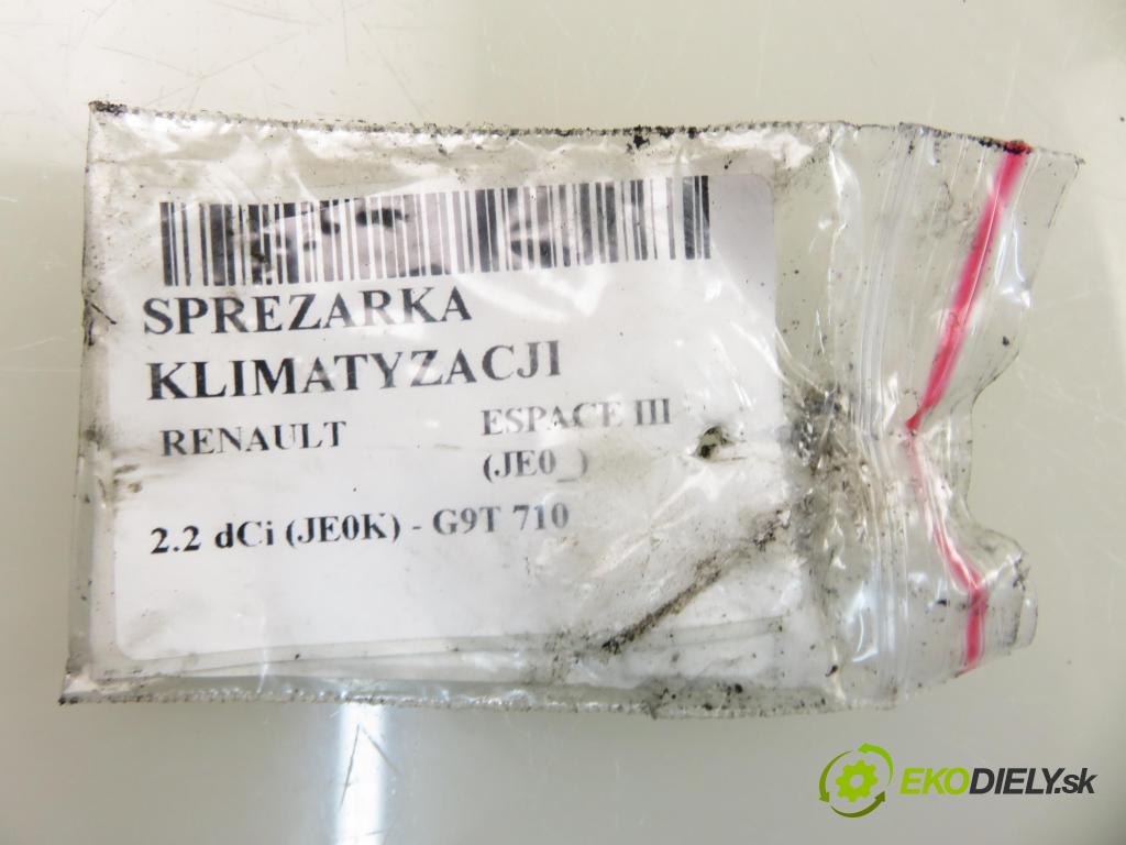 RENAULT ESPACE III (JE0_) MINIVAN 2001 0,00 2.2 dCi (JE0K) - G9T 710 2188,00 KOMPRESOR: klimatizácie  (Kompresor klimatizácie)