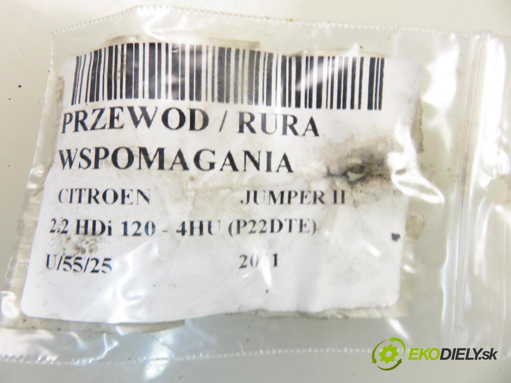 CITROEN JUMPER Skrzynia FURGON 2011 88,00 2.2 HDi 120 - 4HU (P22DTE) 2198,00 trubka / Rúra servočerpadlo 1359958080 ; 1365556080 ; 1357289080