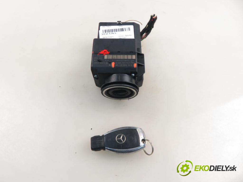 MERCEDES-BENZ VITO / MIXTO Skrzynia (W639) FURGON 2004 110,00 115 CDI 150 - OM 646.982 2148,00 spínačka 6395450108 (Spínací skříňky a klíče)