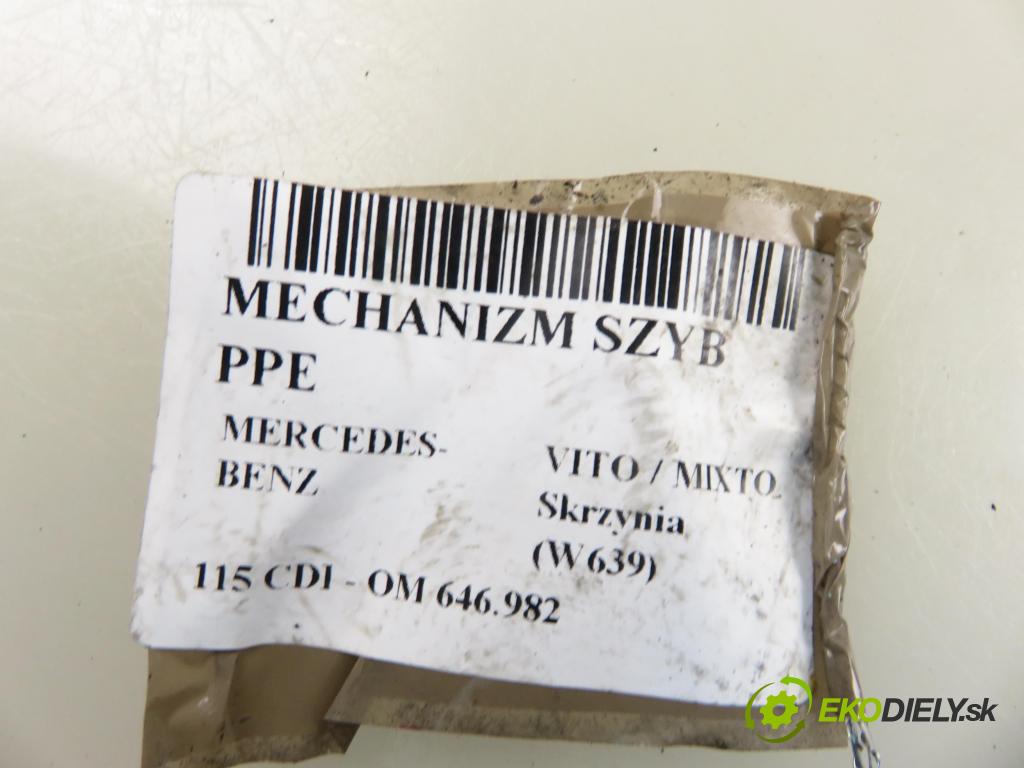 MERCEDES-BENZ VITO / MIXTO Skrzynia (W639) FURGON 2004 110,00 115 CDI 150 - OM 646.982 2148,00 mechanismus oken PPE