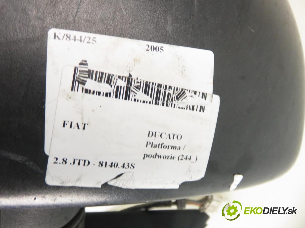 FIAT DUCATO Platforma / podwozie (244_) KABINA/PLATFORMA 2005 94,00 2.8 JTD 2798,00 zpětné zrcátko