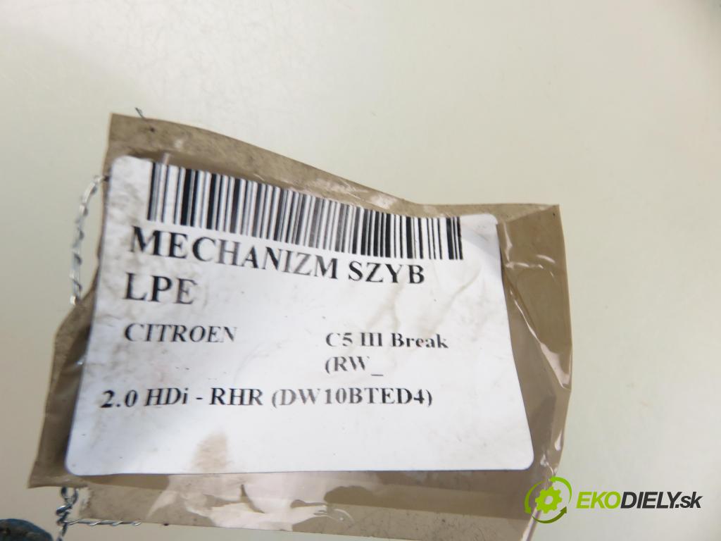 CITROEN C5 III Break (RW_) KOMBI 2009 100,00 2.0 HDi - RHR (DW10BTED4) 1997,00 mechanismus oken 128000781