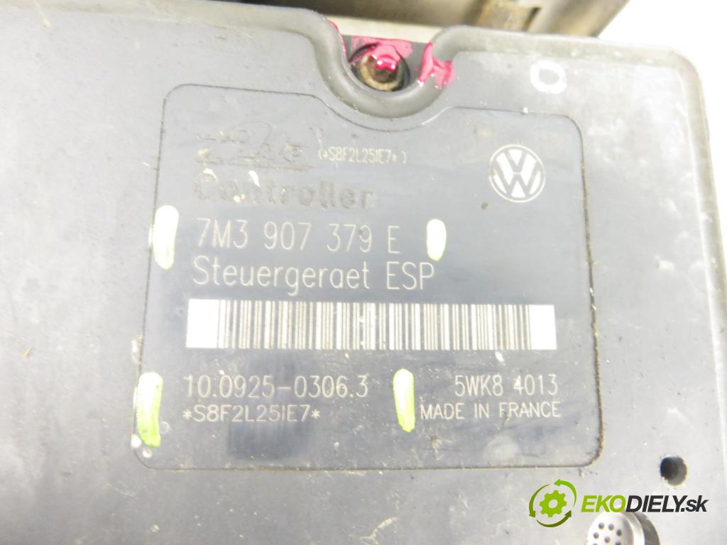 VW SHARAN (7M8, 7M9, 7M6) MINIVAN 2002 85,00 1.9 TDI PD 115 - AUY 1896,00 Pumpa ABS 7M3907379E ; 10092503063 ; 7M3614111M (Pumpa ABS)