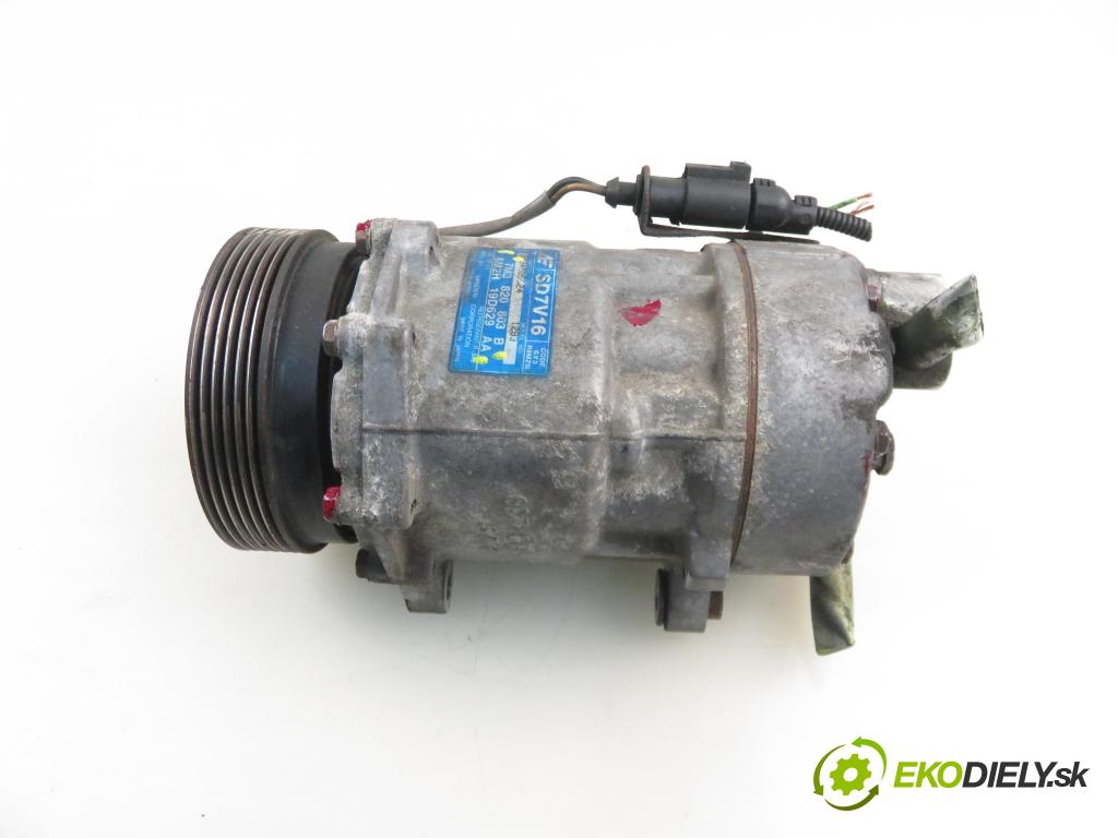 VW SHARAN (7M8, 7M9, 7M6) MINIVAN 2002 85,00 1.9 TDI PD 115 - AUY 1896,00 KOMPRESOR: klimatizace 7M3820803B ; 6M2H19D628AA (Kompresory)