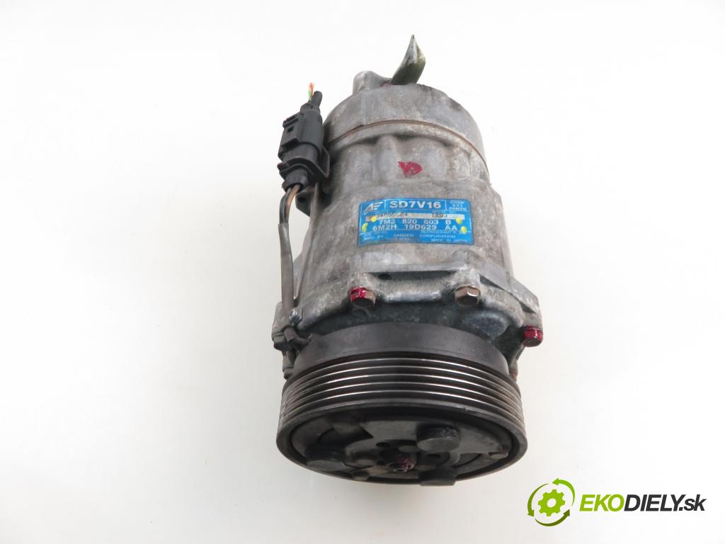 VW SHARAN (7M8, 7M9, 7M6) MINIVAN 2002 85,00 1.9 TDI PD 115 - AUY 1896,00 KOMPRESOR: klimatizace 7M3820803B ; 6M2H19D628AA (Kompresory)