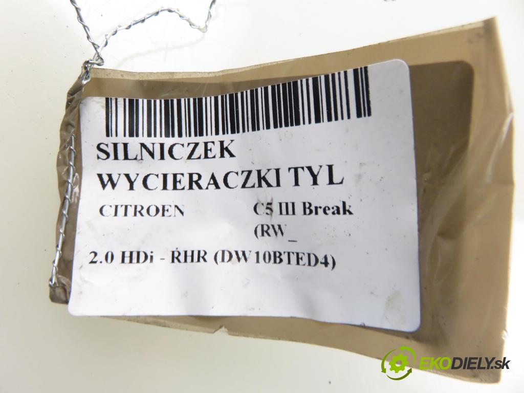 CITROEN C5 III Break (RW_) KOMBI 2009 100,00 2.0 HDi - RHR (DW10BTED4) 1997,00 motorek stěrače ZADNÍ: 53033112 ; 9682833480