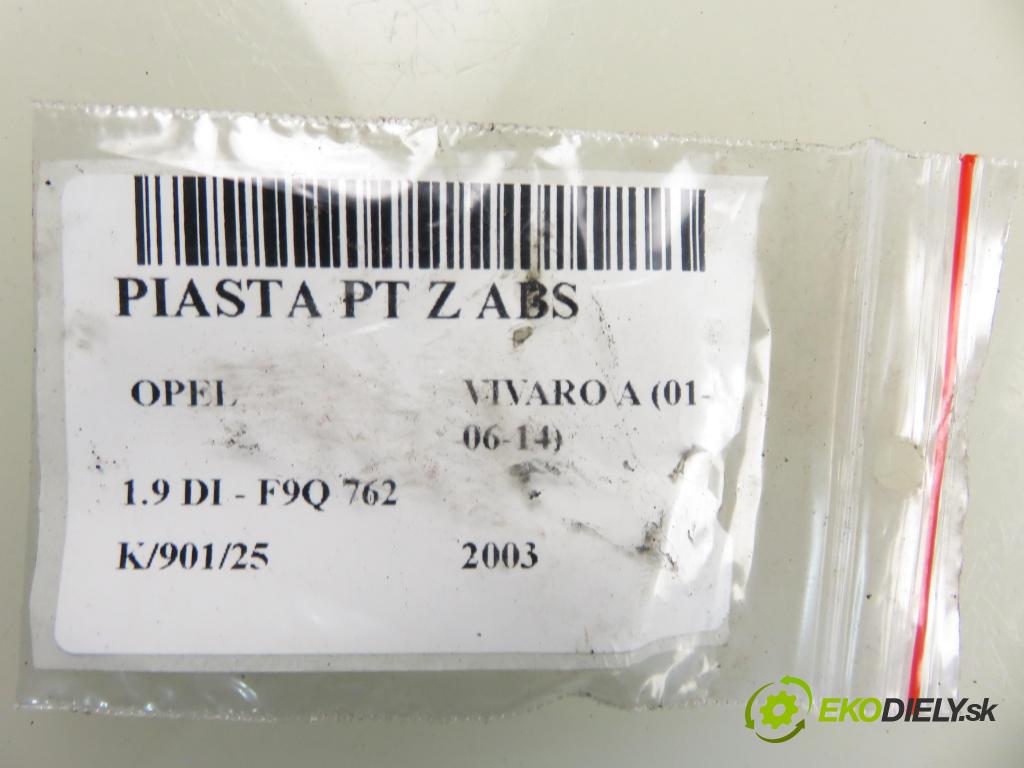 OPEL VIVARO A Autobus (X83) BUS 2003 60,00 1.9 DCI 80 - F9Q 762 1870,00 náboj pravé zadné ABS