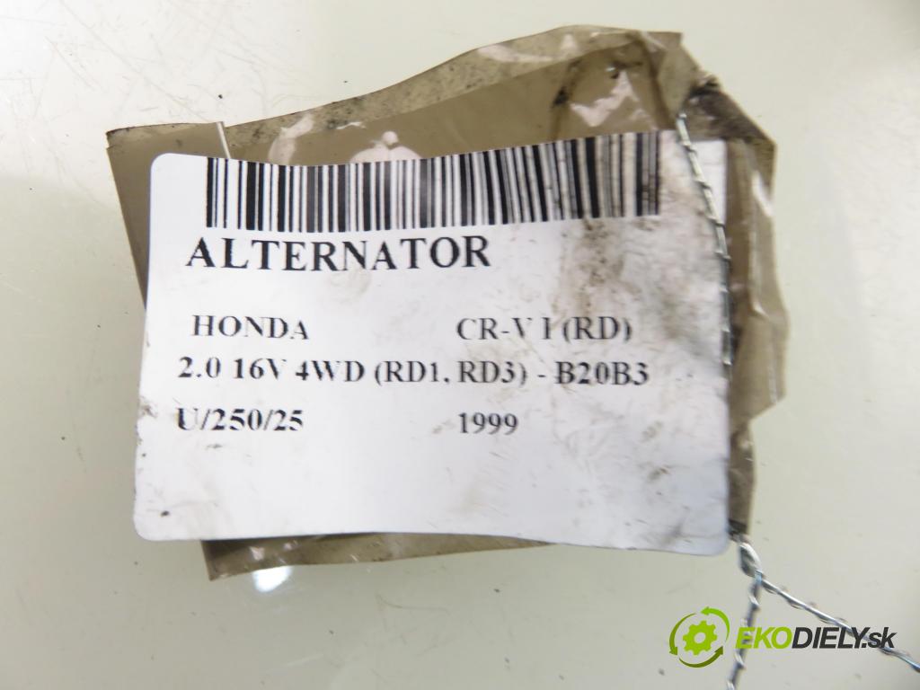HONDA CR-V I (RD) SUV 1999 94,00 2.0 16V 4WD (RD1, RD3) - B20B3 1972,00 Alternátor 1012119820 (Alternátory)