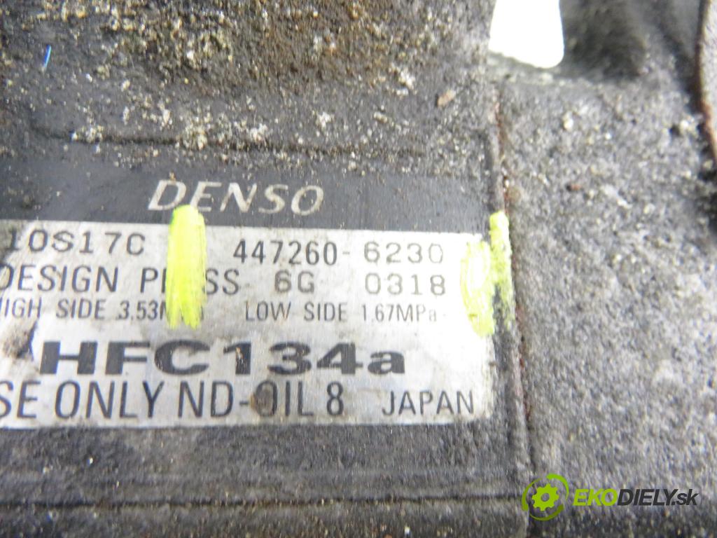 HONDA FR-V (BE) MINIVAN 2005 103,00 2.2 i CTDi 140 - N22A1 2204,00 KOMPRESOR: klimatizácie 4472606230 (Kompresor klimatizácie)