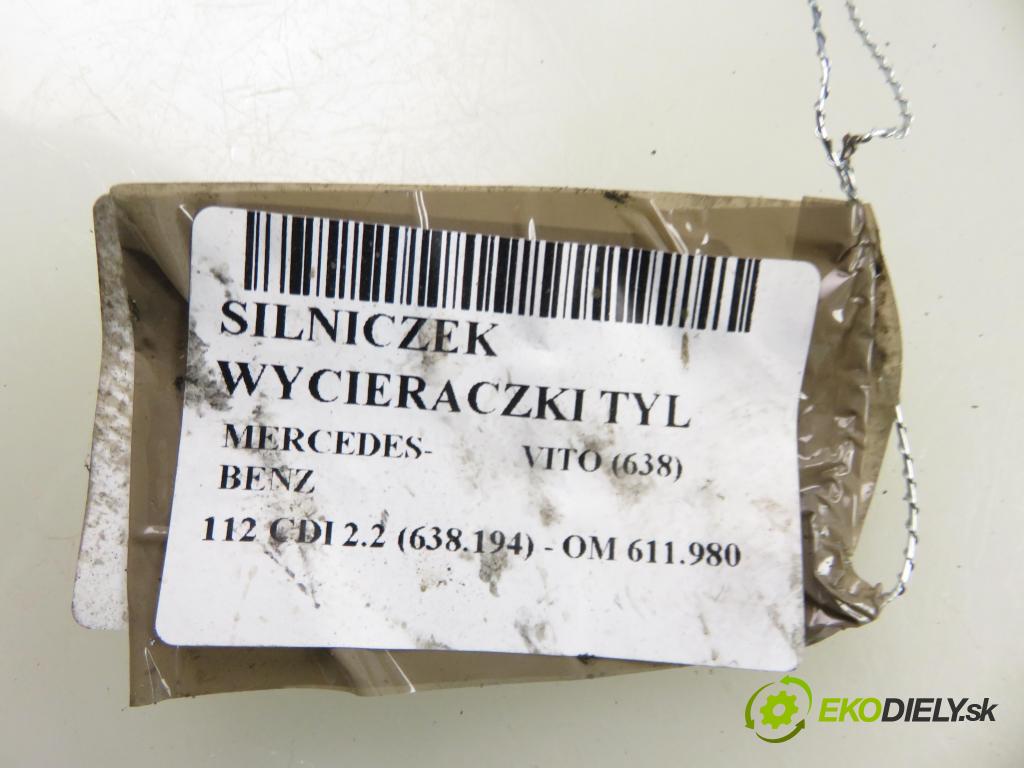 MERCEDES-BENZ VITO Autobus (638) BUS 2001 90,00 112 CDI 2.2 122  - OM 611.980 2151,00 motorek stěrače ZADNÍ: 6388200308
