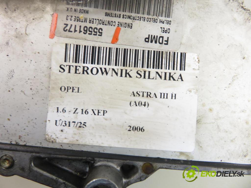 OPEL ASTRA H (A04) HB 2006 77,00 1.6 - Z 16 XEP 1598,00 řídící jednotka motora 55561172
