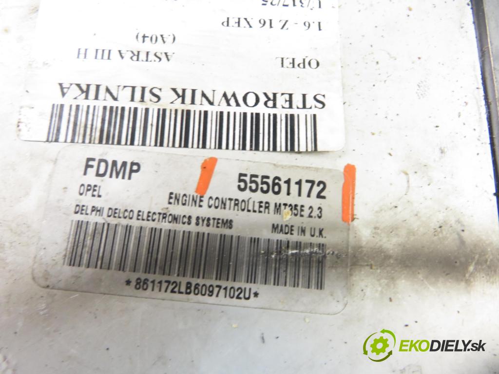 OPEL ASTRA H (A04) HB 2006 77,00 1.6 - Z 16 XEP 1598,00 řídící jednotka motora 55561172