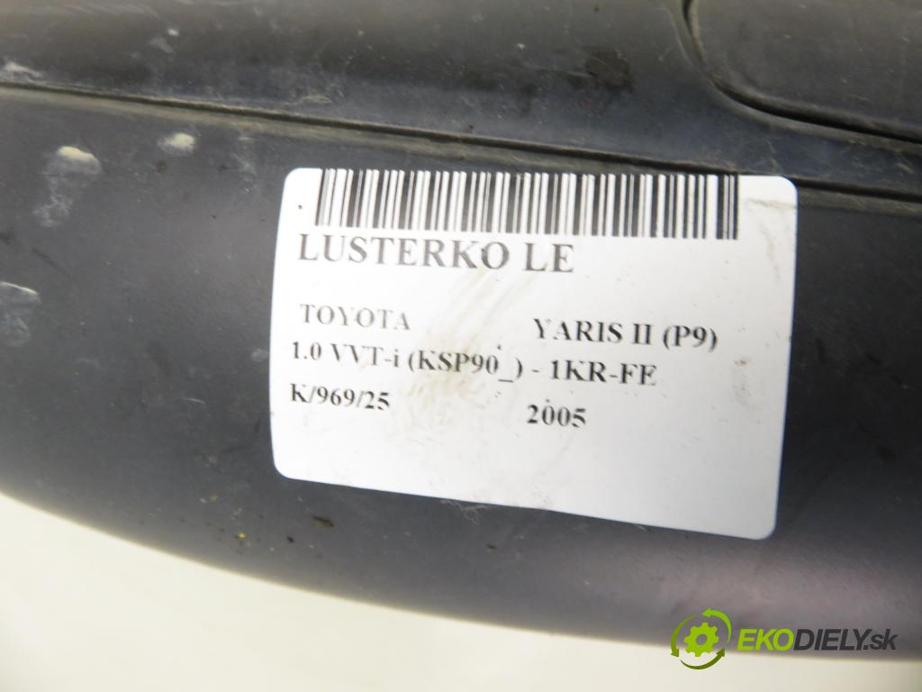 TOYOTA YARIS (_P9_) HB 2005 51,00 1.0 VVT-i (KSP90_) - 1KR-FE 998,00 zpětné zrcátko LE 41125503002