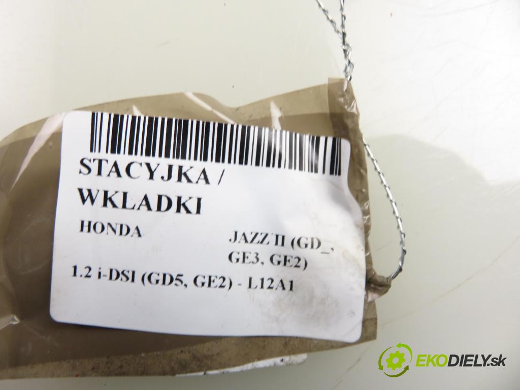 HONDA JAZZ II (GD_, GE3, GE2) HB 2005 57,00 1.2 i-DSI (GD5, GE2) - L12A1 1243,00 spínačka  (Spínací skříňky a klíče)