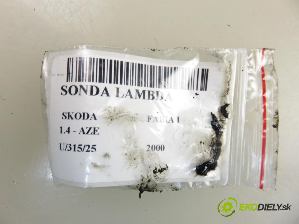 SKODA FABIA I (6Y2) HB 2000 44,00 1.4 MPi 60 - AZE 1397,00 sonda lambda 0258007355 (Lambda sonda)