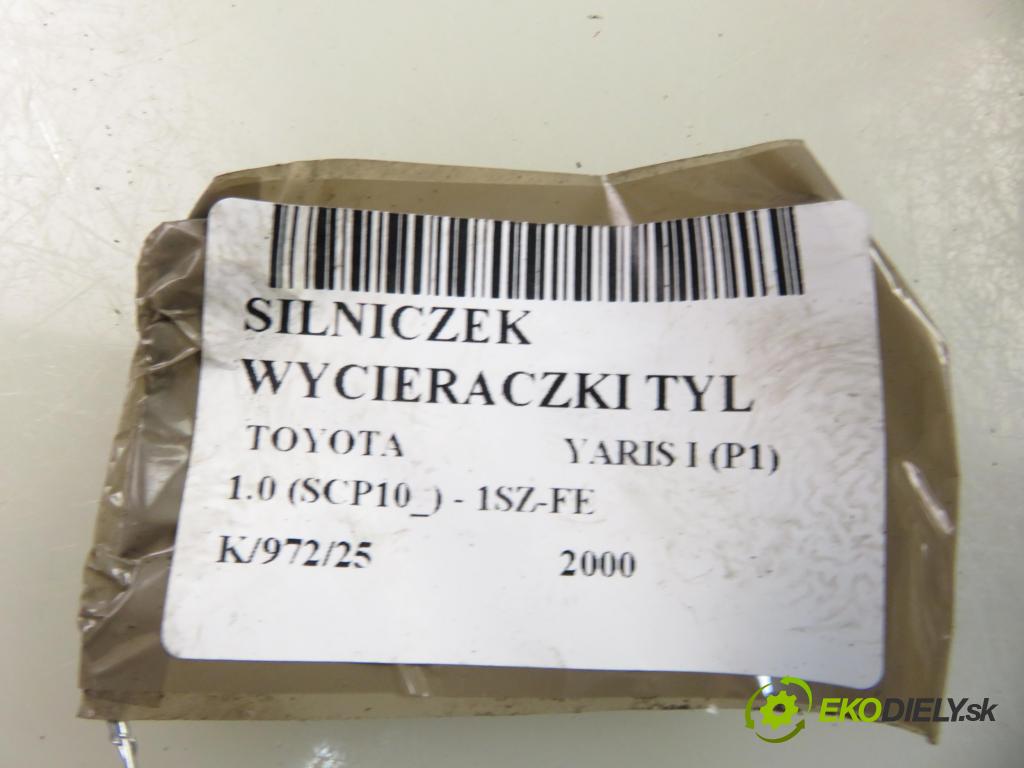 TOYOTA YARIS (_P1_) HB 2000 50,00 1.0 VVT- i 68 - 1SZ-FE 998,00 motorek stěrače ZADNÍ: 53014212 ; 851300D010