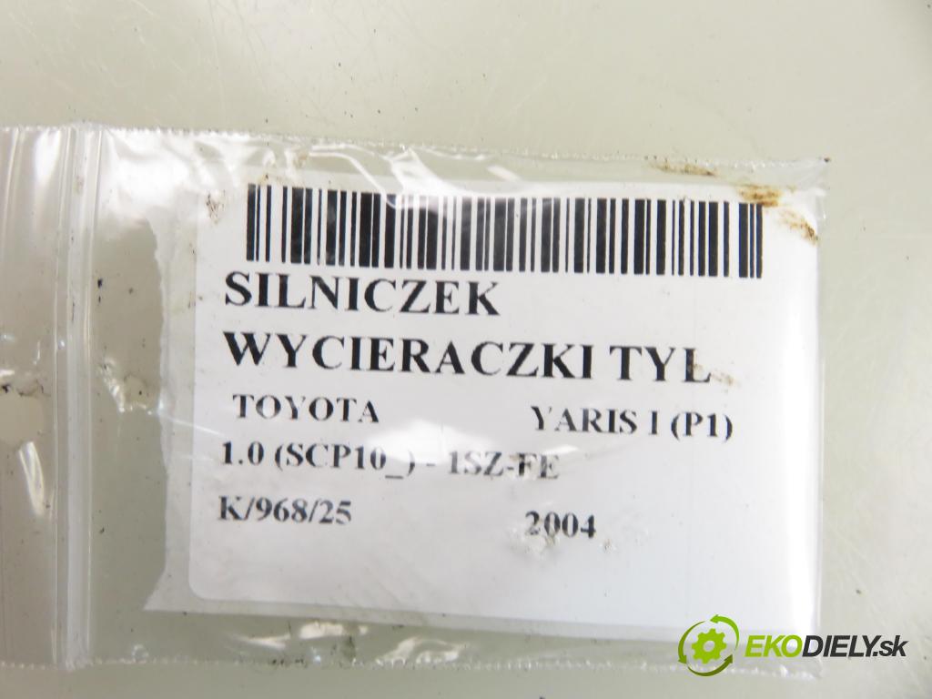 TOYOTA YARIS (_P1_) HB 2004 50,00 1.0 VVT- i 68 - 1SZ-FE 998,00 motorek stěrače ZADNÍ: 53014212 ; 851300D010