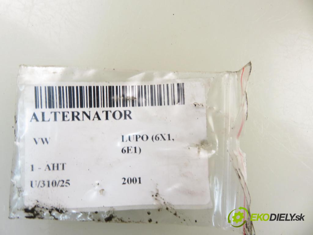 VW LUPO (6X1, 6E1) HB 2001 37,00 1.0 50 - AHT (Skoda) 997,00 Alternátor 047903015G (Alternátor)