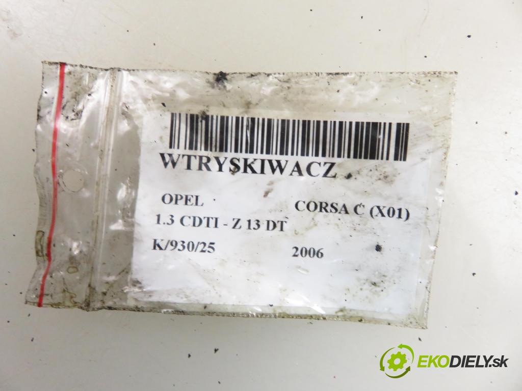 OPEL CORSA C (X01) HB 2006 51,00 1.3 CDTI - Z 13 DT 1248,00 vstřikovač 0445110083 (Vstřikovač paliva)
